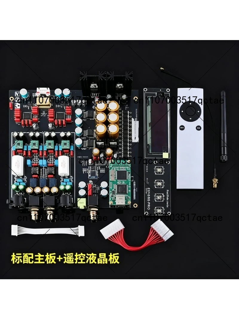 Dual ES9038PRO Digital-to-Analog Converter Board DSD 384K Lossless Audio Decoder Optical & Coaxial Input Module for HiFi Sound Q