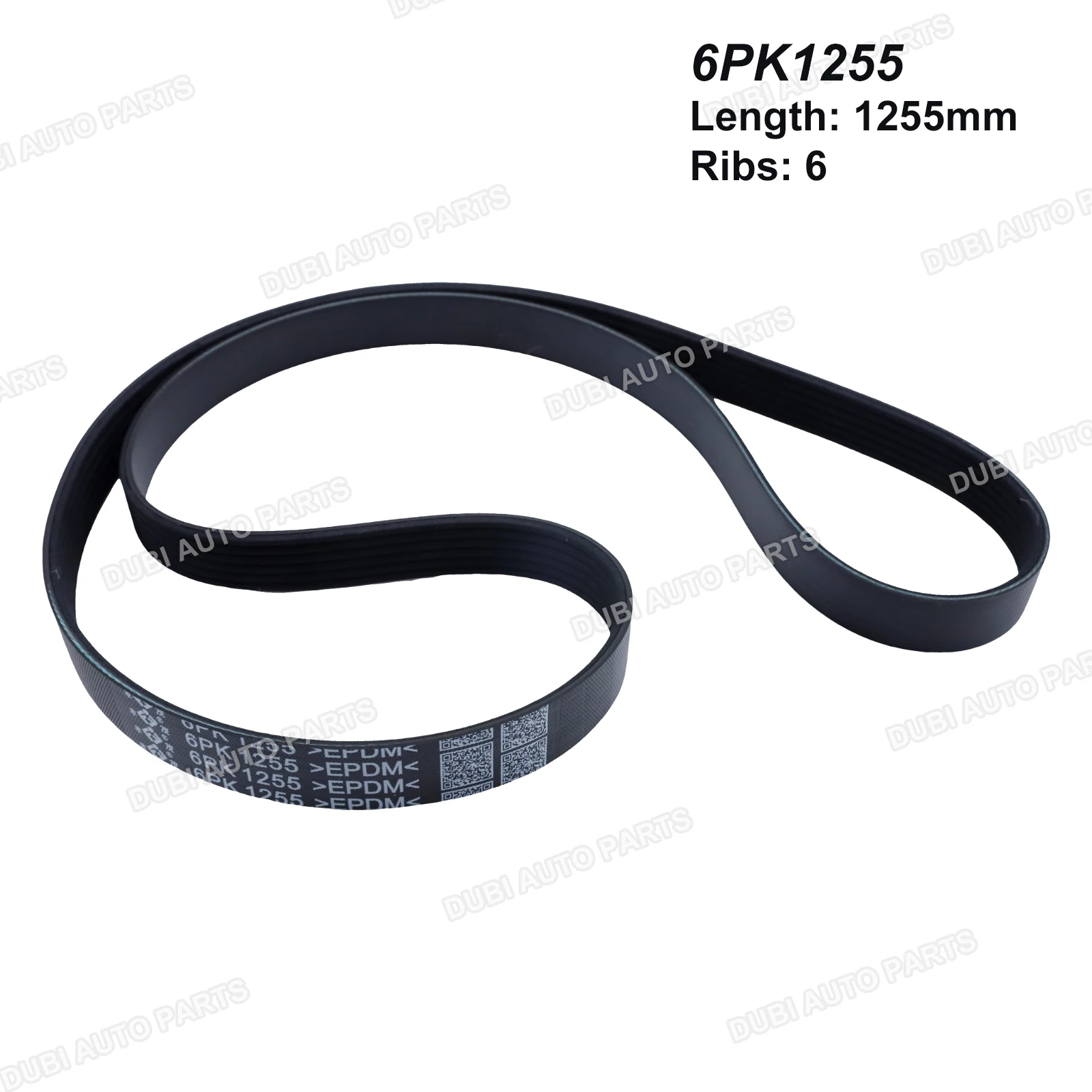 6PK1255 V-Ribbed Belt For TOYOTA CAMRY XV50 2.5L 2011-2020 RAV4 XA40 LEXUS ES250 RX270 HYUNDAI ix25 VERNA ELANTRA KIA KX3 K2 K3