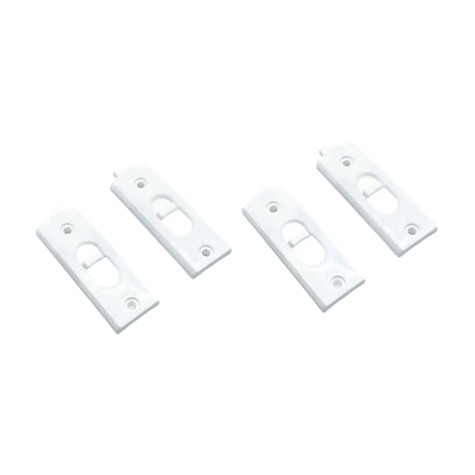 4Pcs Snap in Tilt Latch Window Tilt Latch Easy to Install 2 Hole Window Accessories Center Spacing Sliding Lock Spring Loaded