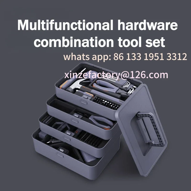 

Customizable Portable Combination Tools Case Box Multifunctional Hardware Electrician Household Storage Professional Hand Tool S