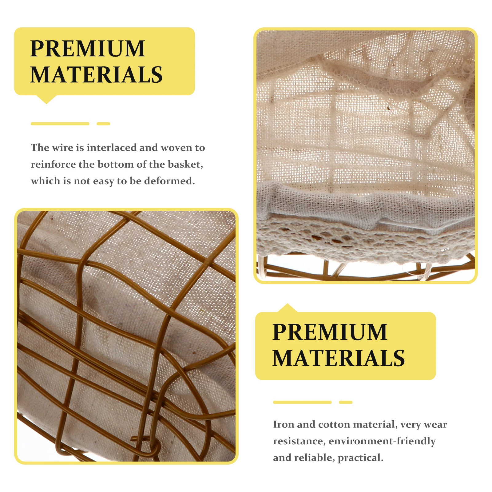 

Elegant Handheld Flower Basket Iron Cotton Material Decorative Storage Basket Floral Arrangement for Home Wedding Party Gift