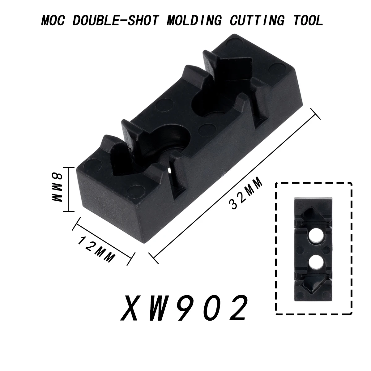 더블 샷 몰딩 다리 핸드 커팅 도구, DIY 브릭 미니 액세서리, 액션 피규어 MOC 모델 빌딩 블록, 어린이 장난감, XW901