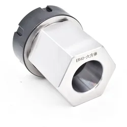 High accuracy ER Square Hex Collet Block ER25 ER32 ER40 Block Chuck Holder Workholding Holder for CNC Lathe Engraving Machine