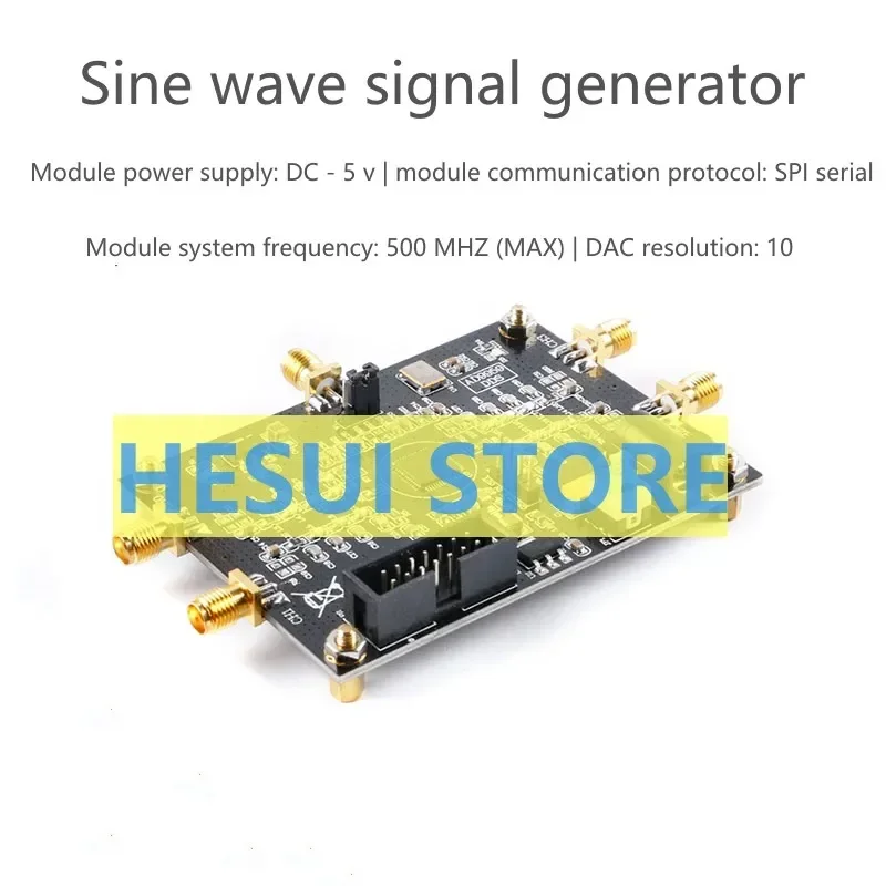 

Высокоскоростной модуль DDS AD9959, генератор синусоидальных сигналов, источник радиочастотных сигналов, четыре канала, значительно превосходящие AD9854 и другие аналогичные платы.
