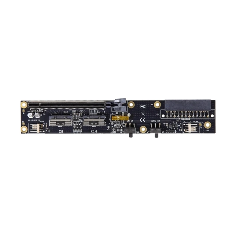 2Port SlimSAS X16 Base Board Slimsas Graphics Card Expansion Dock PCIE4.0 X16 to Slimsas 8654 PC Adapter-ELEC
