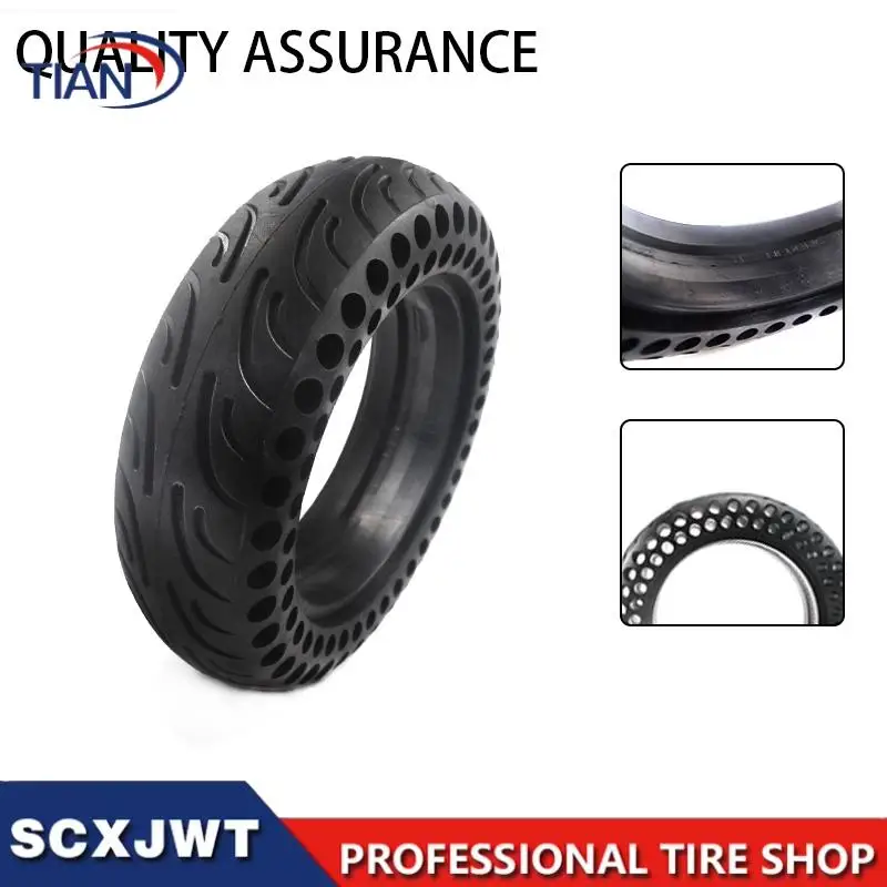 10 Inch Electric Scooter Tires Explosion-Proof Solid Tubeless Tyre Wear-Resistant Shock Absorber Tyre Anti-Skid for M365 PRO 2