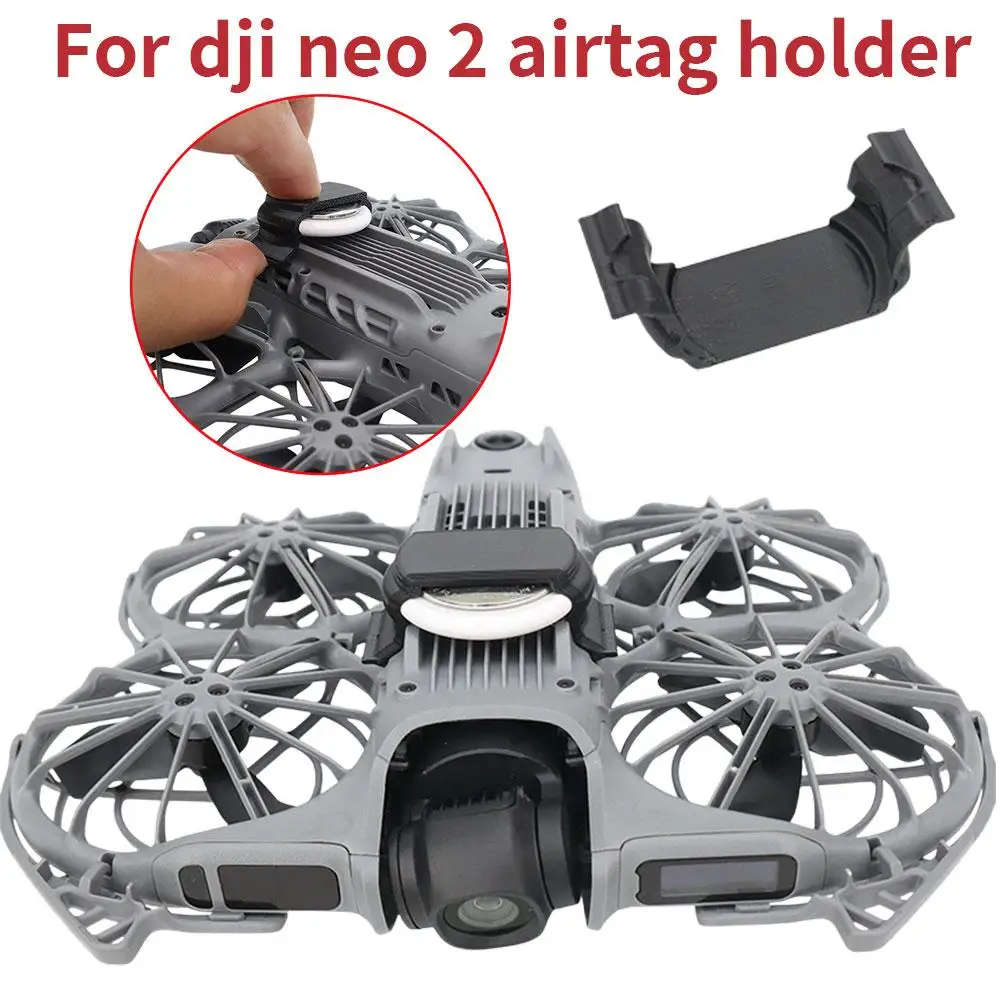 Soporte localizador AirTag para instalación de Dron DJI NEO 2, localizador antipérdida, soporte de montaje Airtag, cola de vuelo para Dron para DJI NEO