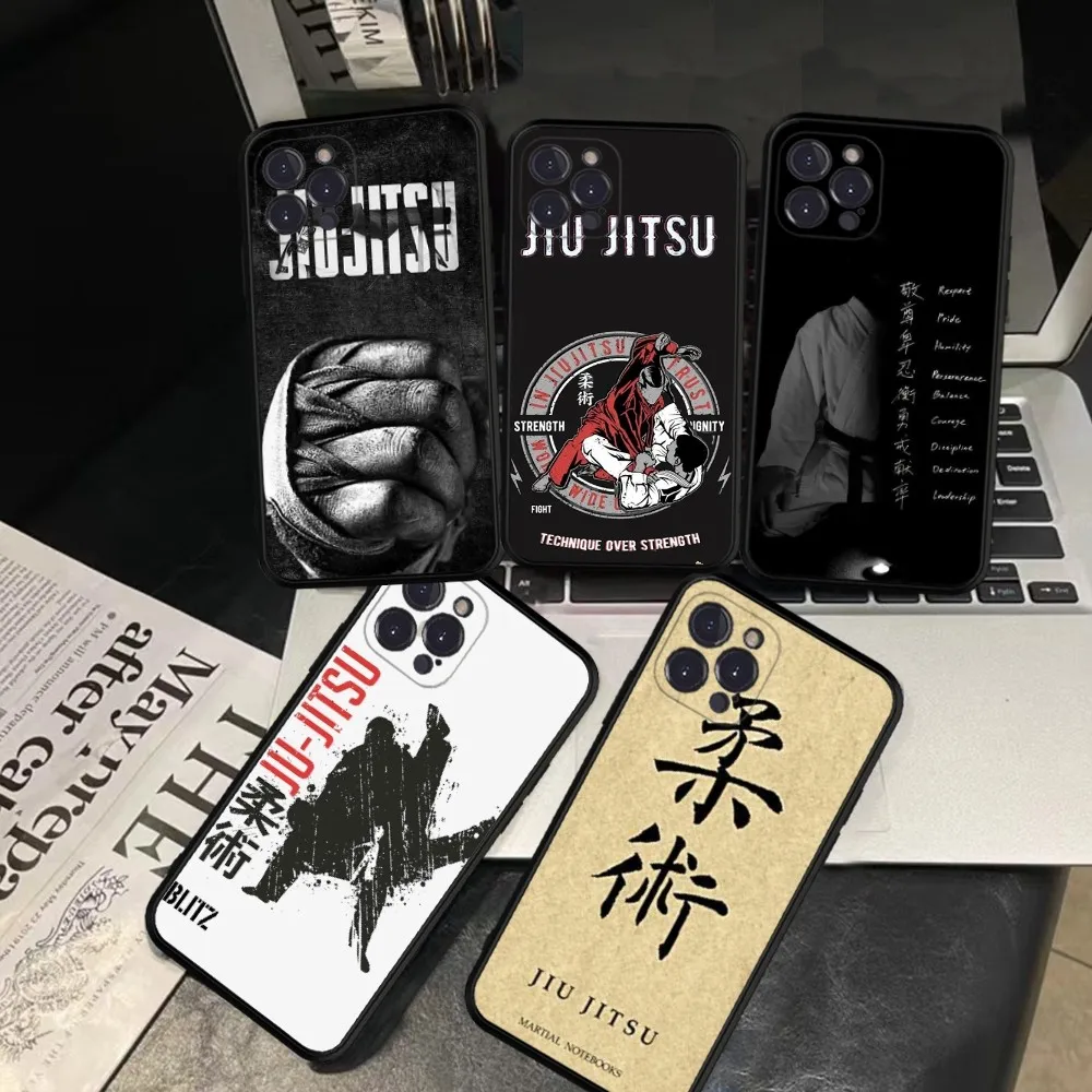 

BJJ Brazilian Jiu Jitsu Phone Case Silicone Soft For Iphone 15 14 13 12 11 Pro Mini XS MAX 8 7 6 Plus X XS XR Cover