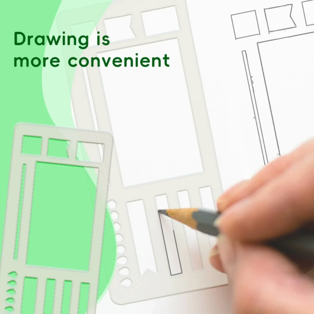 3 قطعة/المجموعة قابلة لإعادة الاستخدام قوالب بلاستيكية الإستنسل DIY بها بنفسك سكرابوكينغ المجلات Checklists صناديق خطوط اليومية الاستنسل لوازم الحرفية