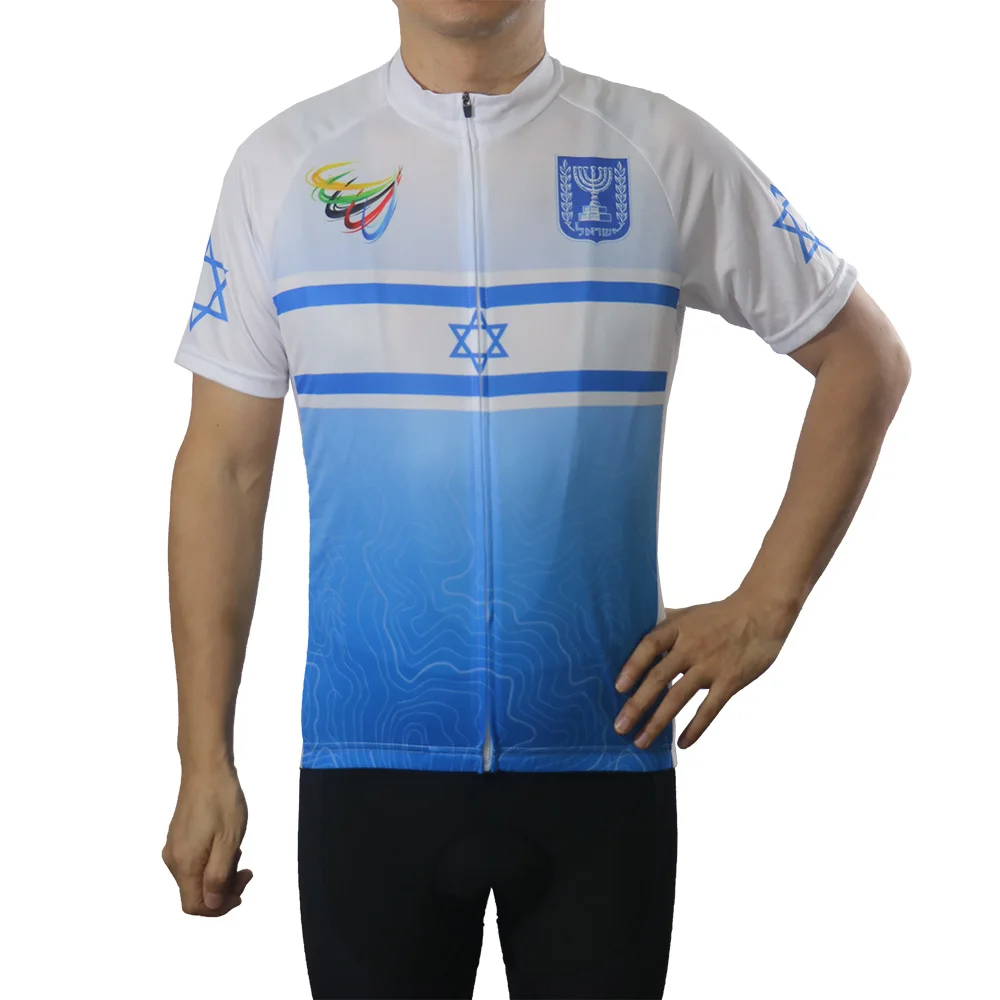 

Israel Bicycle Clothes Short Sleeve Jersey MTB Sweater Road Wear Cycling Summer Bike Top Energy Shirt Jacket Bikewear Premium