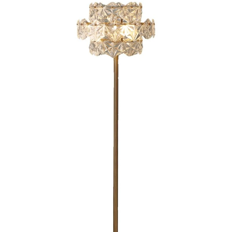 Table lamp master bedroom new light luxury crystal Nordic modern bedroom