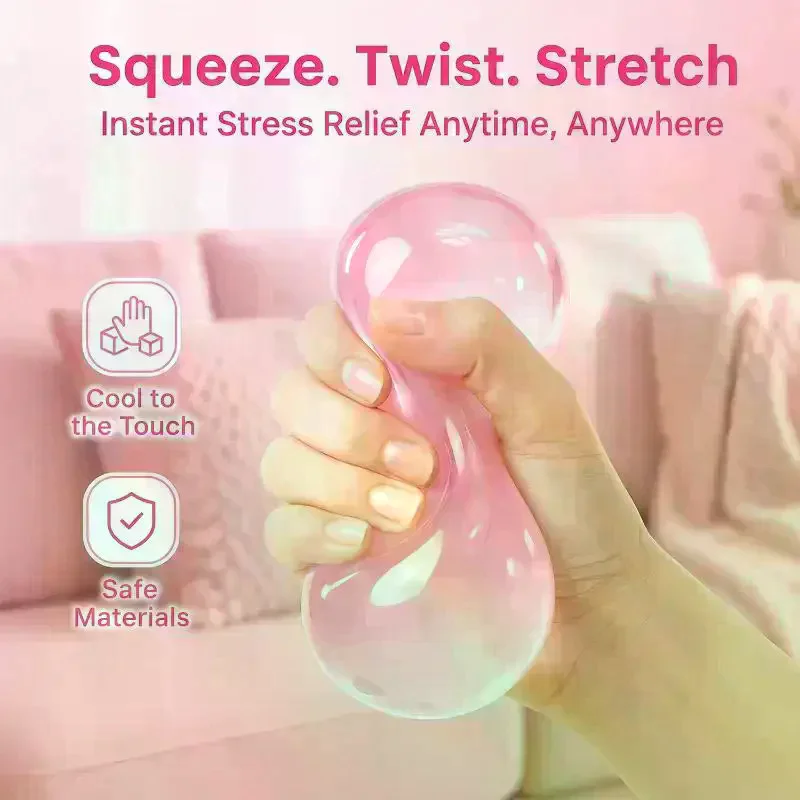 /GJ/Oil Pressure Ball Soft Novelty Toy Slow Rebound Portable Desktop Squeezer For Relaxation And Stress Relief Coconut