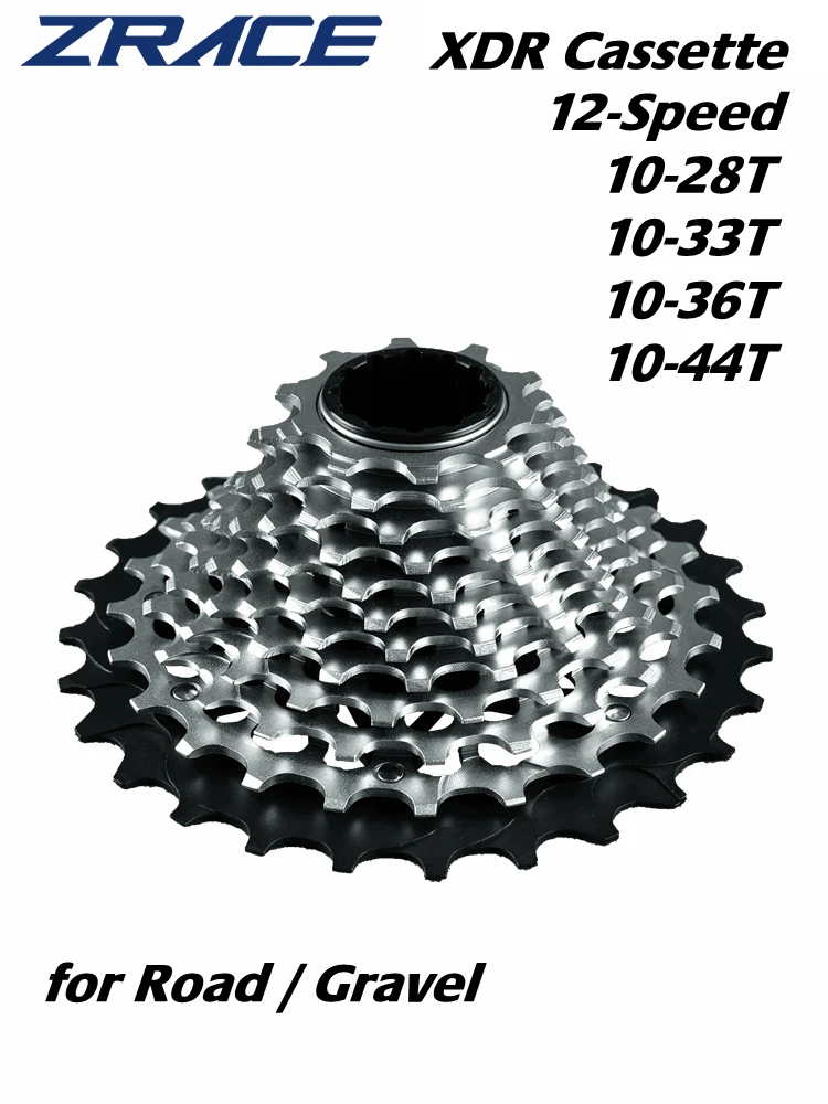 AliExpress ZRACE XDR 12-Speed Road/Gravel Cassette 10-28T / 10-33T / 10-36T / 10-44T, CNC fully hollow and super light