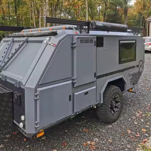 Customized Factory Price Mini Trailer Camper Offroad caravan for Camping Manufacturer