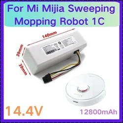 100% Original Robot Battery 1C P1904-4S1P-MM for Xiaomi Mijia Mi Vacuum Cleaner Sweeping Mopping Robot Replacement Battery G1