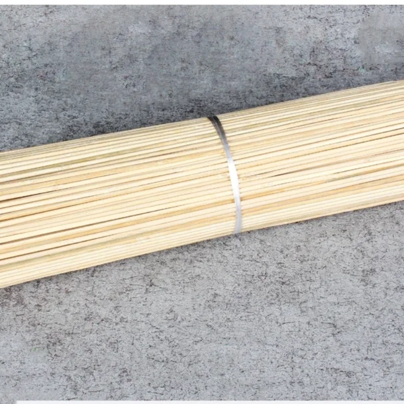 

45cm*4.5mm 1000pcs Sugar-coated haws bamboo skewers wooden Sticks DIY Tornado Potato wooden skewers Grill BBQ Shish Kabob Tool