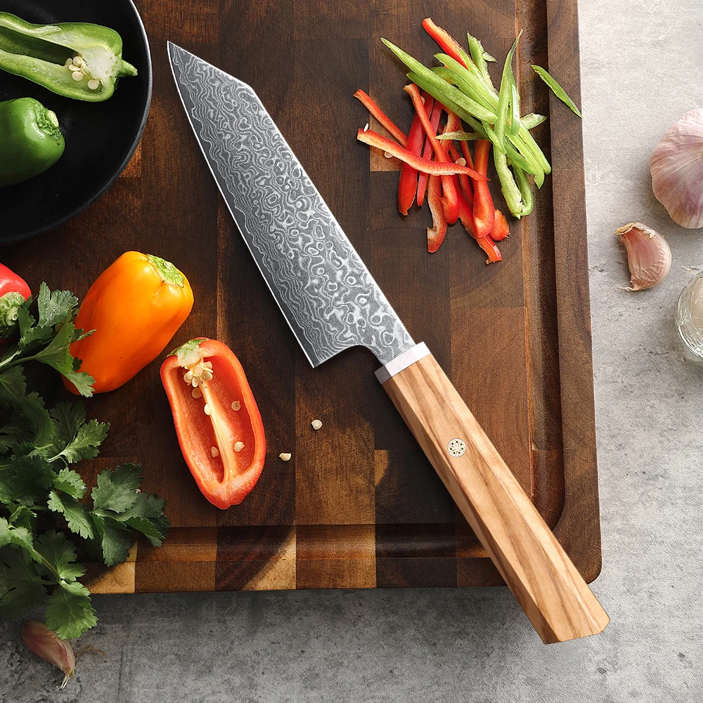 MOSTODOZO 5 inch Utility Knife Real 67 Layer Damascus Super Steel Cook Chef Knife Pretty Peeling Fruit Knife Sharp Kitchen Knife