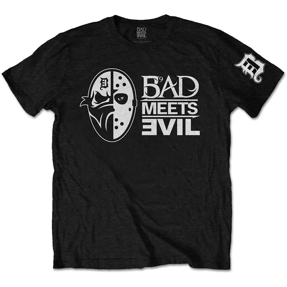 

Men's Bad Meets Evil Masks T-shirt Small Black