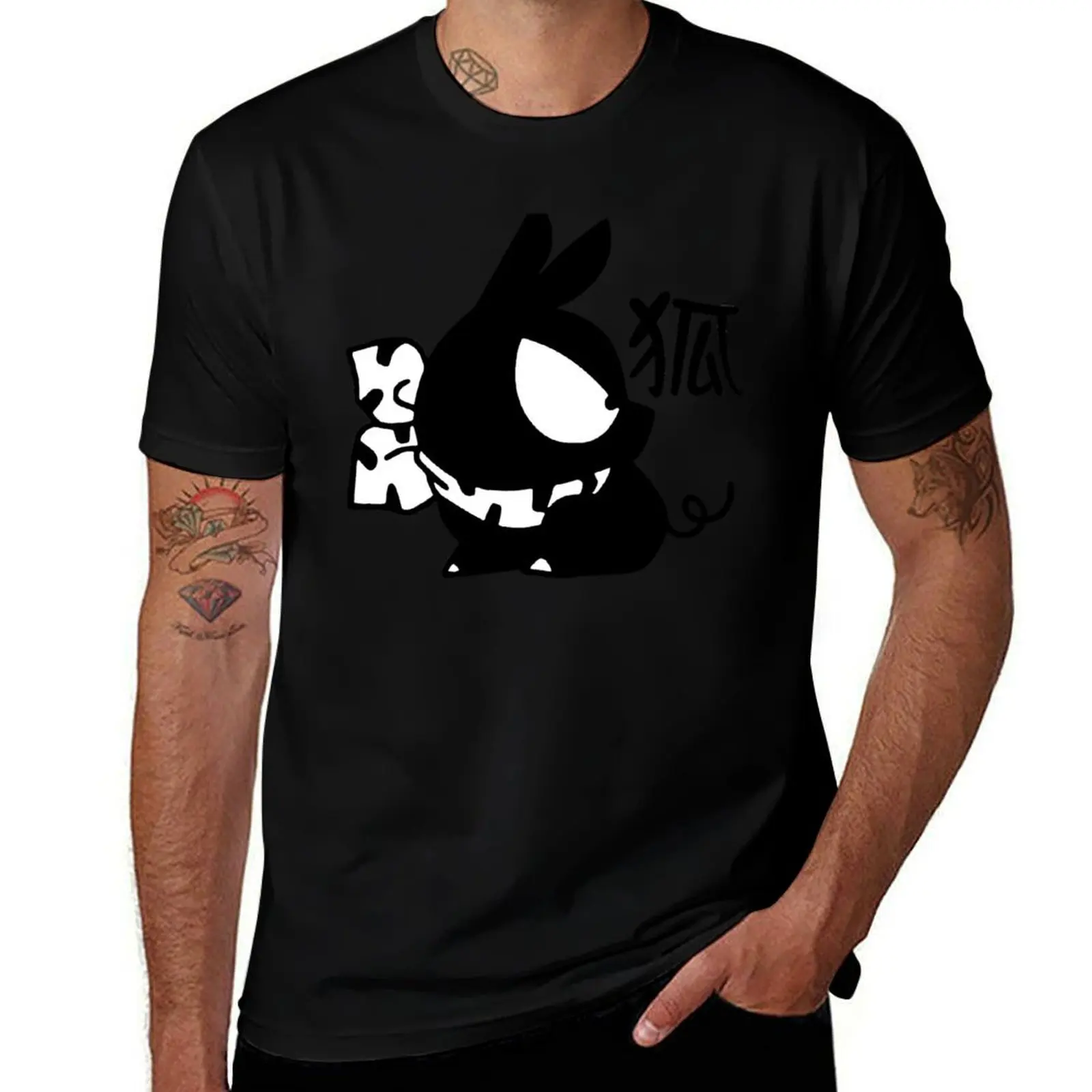 P-chan Pig Kanji Ranma 1/2 T-Shirt Fitness Quick Dry Short Sleeve Top