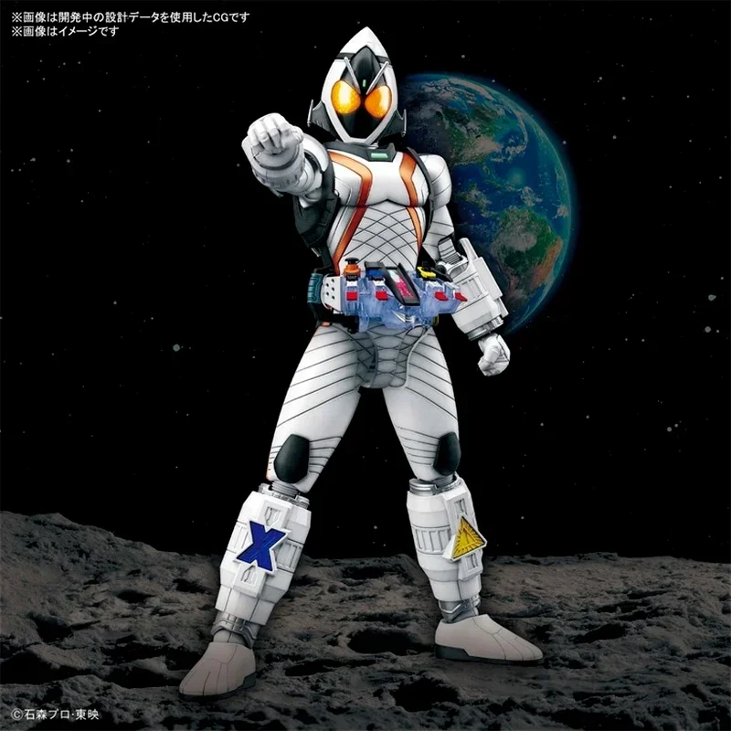 Bandai Kamen Rider Anime Figure-rise Fourze Basestates Genuine Model Collection Decoration Anime Action Figure Toys for Children