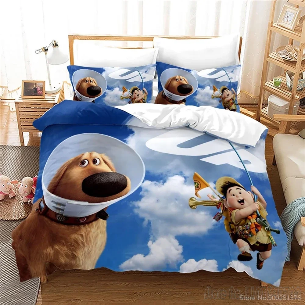 3d impresso up disney filme dos desenhos animados amor criança conjunto capa de edredão hd consolador capa roupas para crianças conjuntos cama decoração do quarto