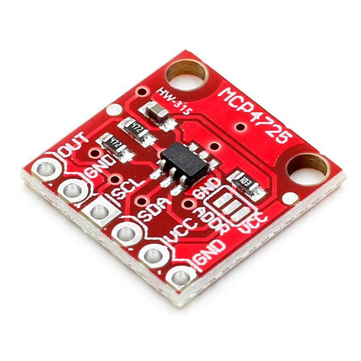 Convertisseur numérique de radiateur pour Ardu37, carte de développement EEPROM, technologie numérique vers Analong, MCP4725, I2C