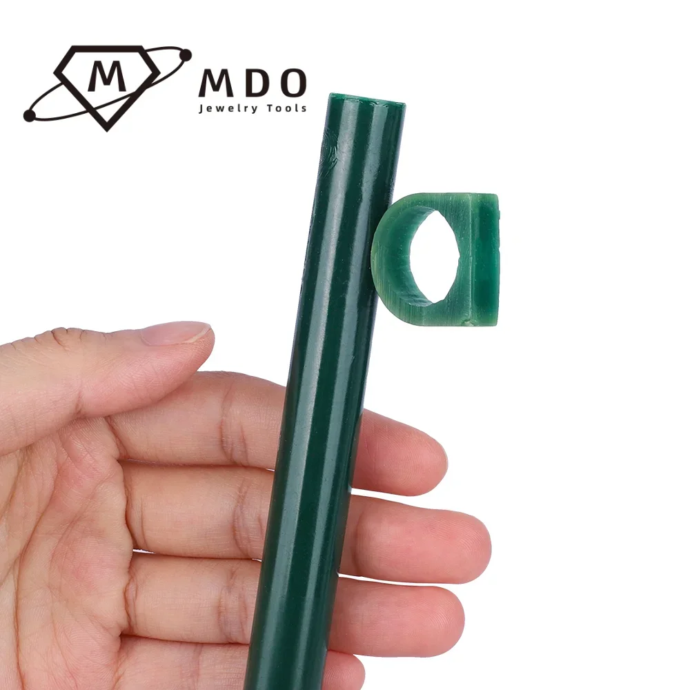 Jewelry Ring Model Making Special Green Wax Stick Solid Column Line Ring Carving Wax Tube Jewelry Wax Rod Bar