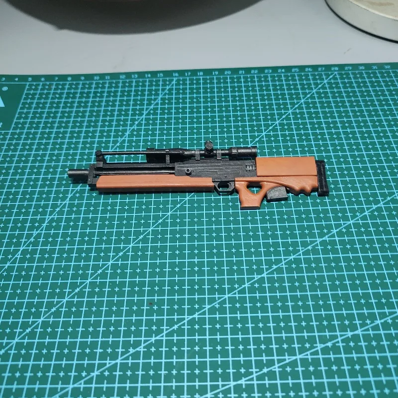WA2000 1/6 Scale Soldier Sniper Rifle Gun 3D Printing Miniature Model for 12