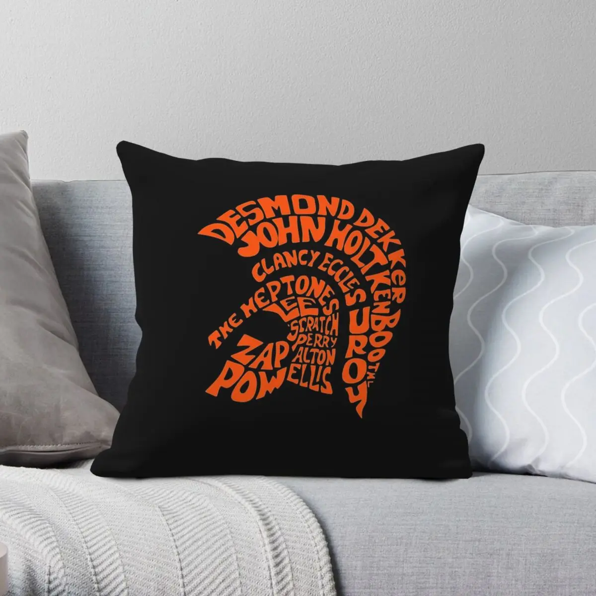 British Record Label Founded 1968 Square Pillowcase Polyester Linen Velvet Creative Zip Decor Home Cushion Case