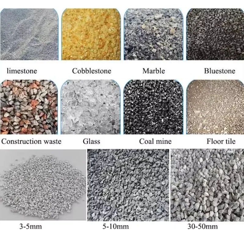 Glass Bottle Crusher/Stone Hammer Breaking Sand Machine/Heavy Hammer Crusher for Stone Mining