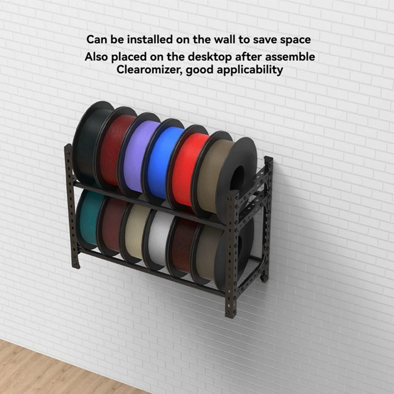 

3D Printer Filament Storage Rack Wall Support Filament RackJAS