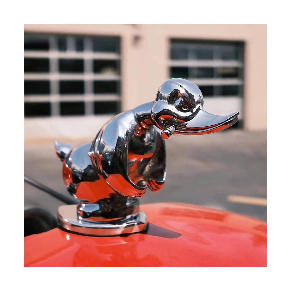 화난 고무 오리 후드 장식, 셀프 접착 3D 재미있는 자동차 보넷 장식 액세서리, 바 펍 클럽