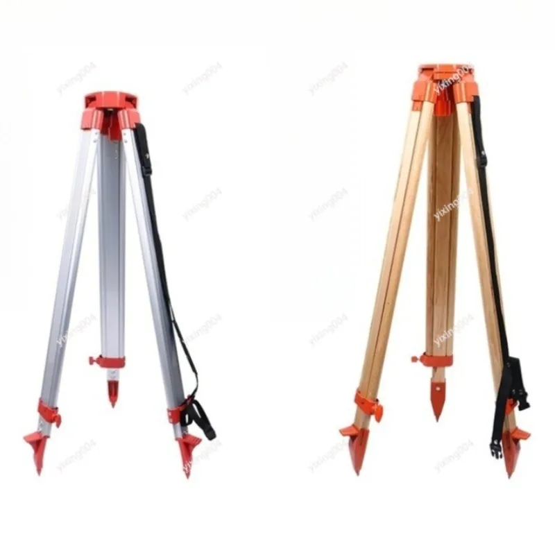 Telescopic Survey Tripod, Aluminum & Wood, for Level, Theodolite and Total Station Instrument