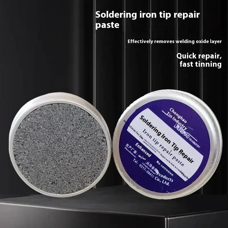 Soldering Iron Tip Refresher Non-stick Tin Solder Cream Clean Paste Oxide Head Resurrection Paste Enhances Welding Efficiency