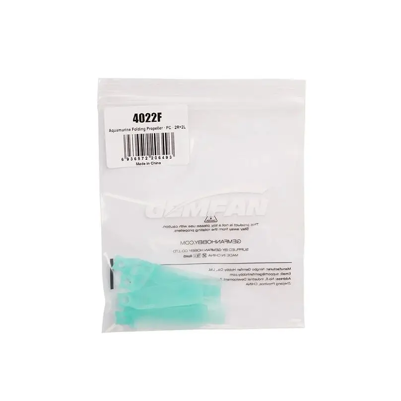 10Pairs (10CW + 10CCW) GEMFAN 4022F Opvouwbare PC Propeller 2.2in Pitch Props Speciaal Ontworpen voor DJI FLIP Drone
