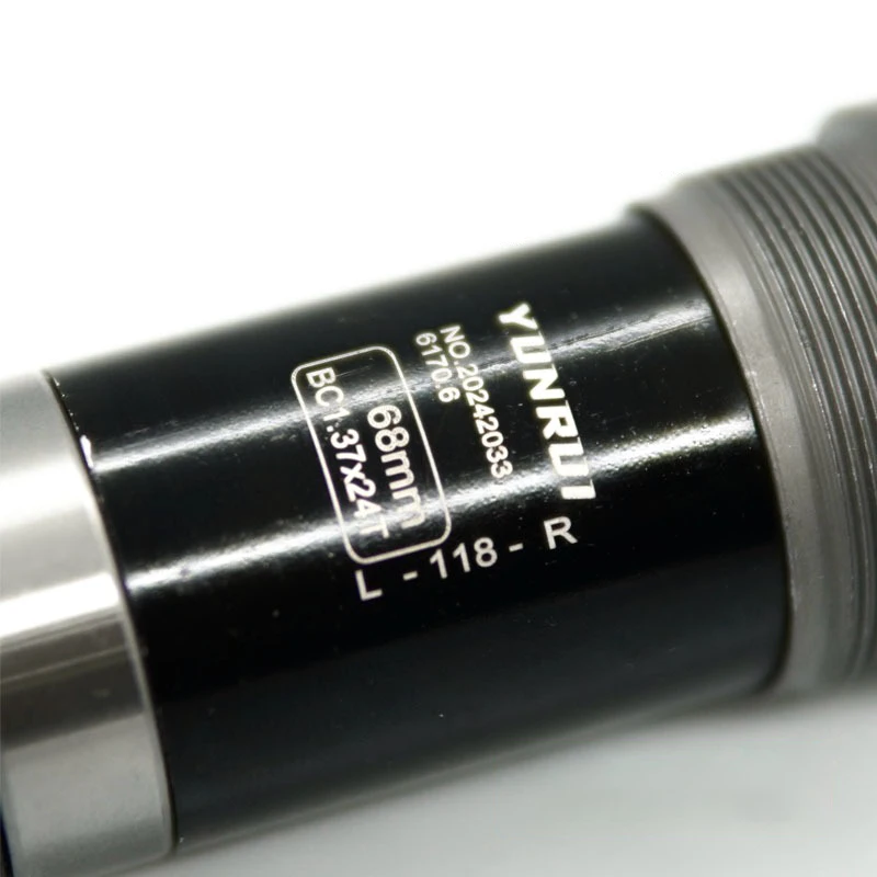 YUNRUI Bicycle 68mm Bottom Brackets 110/113/116/118/120/122/124/126mm Square Hole BB68 Carbon Steel Shaft Mountain Bike view 4