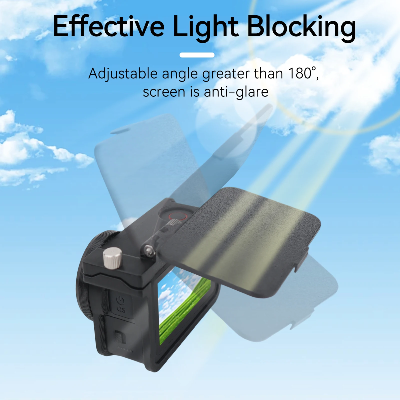 

For DJI OSMO Action 6 Protective Case - Sunshade Light Blocking Drop Protection Scratch-Resistant Camera Accessory