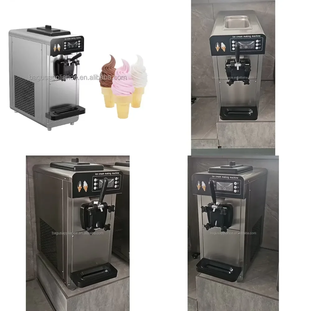 6L Cheap Price Beverage Store Mini Single Flavor Ice Cream Machine Home Gelato Maker