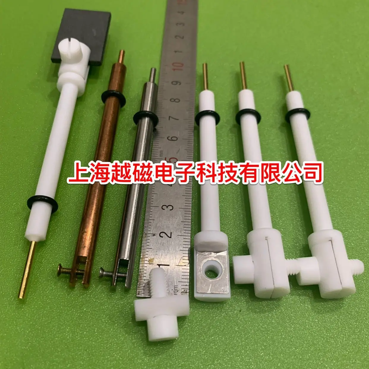 Pt Electrode Holder Electrode Slice of Titanium Plate Copper Foil Electrode Plate Four Fluorine Clip to Corrosion