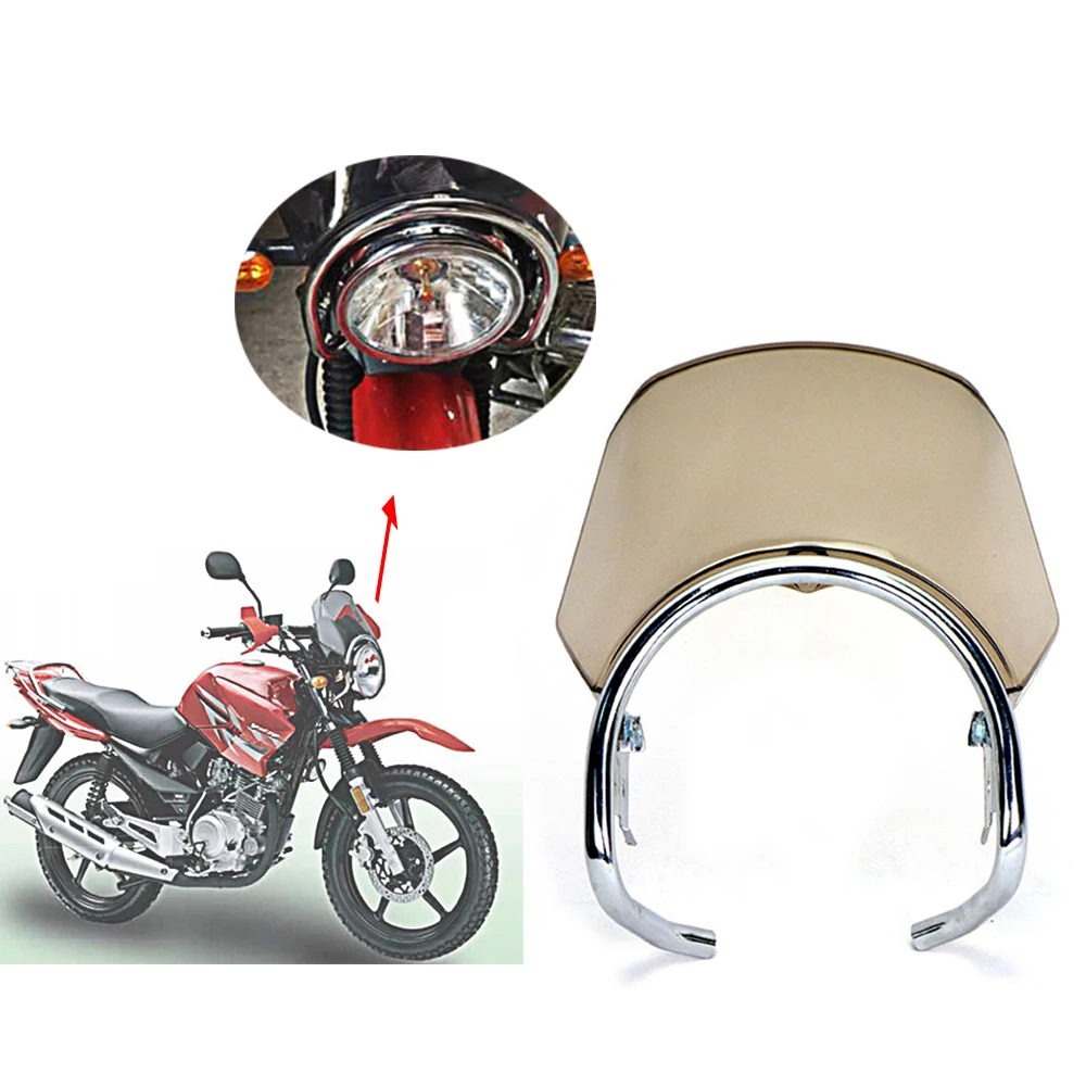 Transparent Adjustable Windshield Windscreen Variable Spoiler Panel for YAMAHA YBR125  YB125G Off-road vehicle