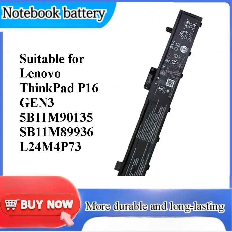 [NEW] for Lenovo ThinkPad P16 GEN3 Battery 5B11M90135 SB11M89936 L24M4P73 Laptop Internal Power Supply