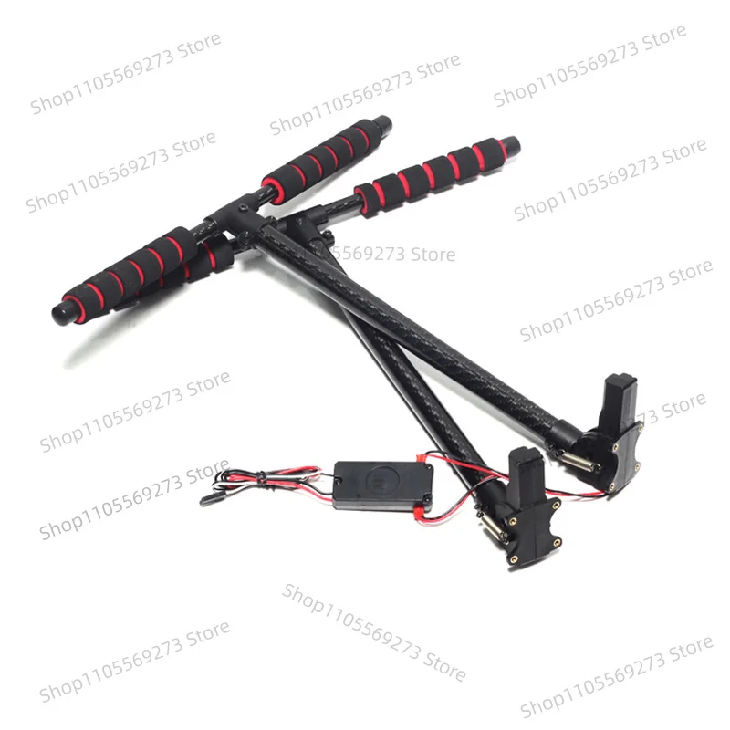 Carbon Fiber T-shape High Electronic Landing Gear Skid for RC FPV Quadcopter Multicopter Hexacopter S500 S550 F550 Quick