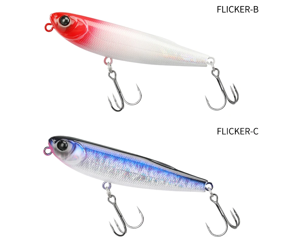 TSURINOYA FLICKER 70F Z Dog Topwater Walker Angelköder 70mm 8,4g Künstlicher Pencil Floating Stick Hard Bait für Barsch und Hecht – Detail 12