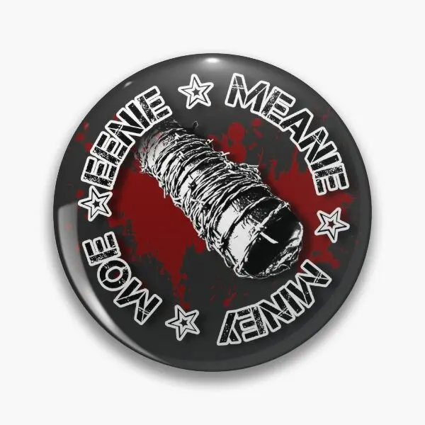 Negan Intro Graphic  Soft Button Pin Creative Brooch Badge Metal Gift Fashion Lapel Pin Lover Cartoon Women Hat Collar Jewelry