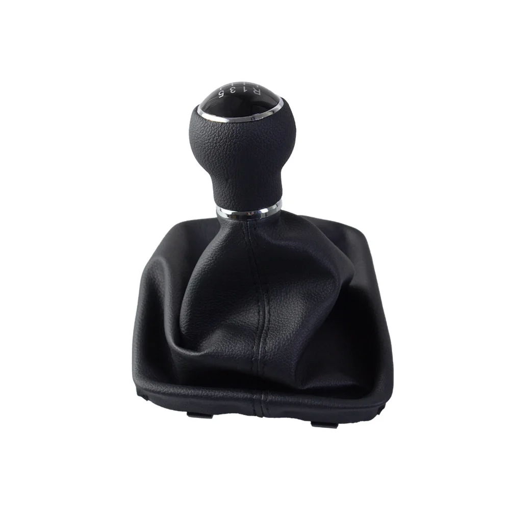 Gear Shift Knob for Seat Leon III MK3 2012-2020 LHD with Shifter Level Stick Gaiter Boot Dust Cover Car Accessories 5/6 Speed
