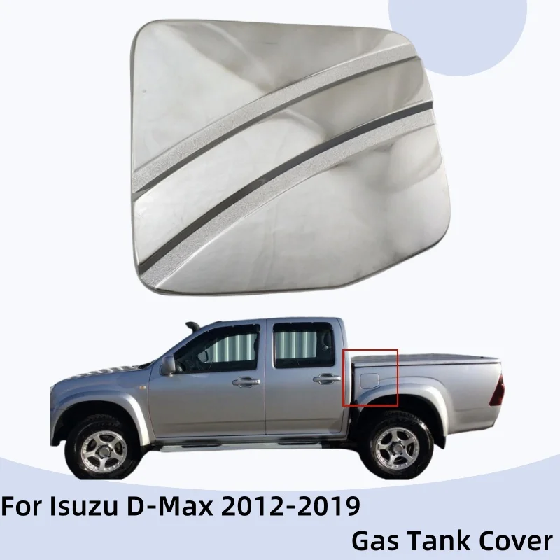Car Accessories Exterior Components Trim Paste Style Gas Tank Cover For Isuzu D-Max DMAX 2012 2013 2014 2015 2016 2017 2018 2019