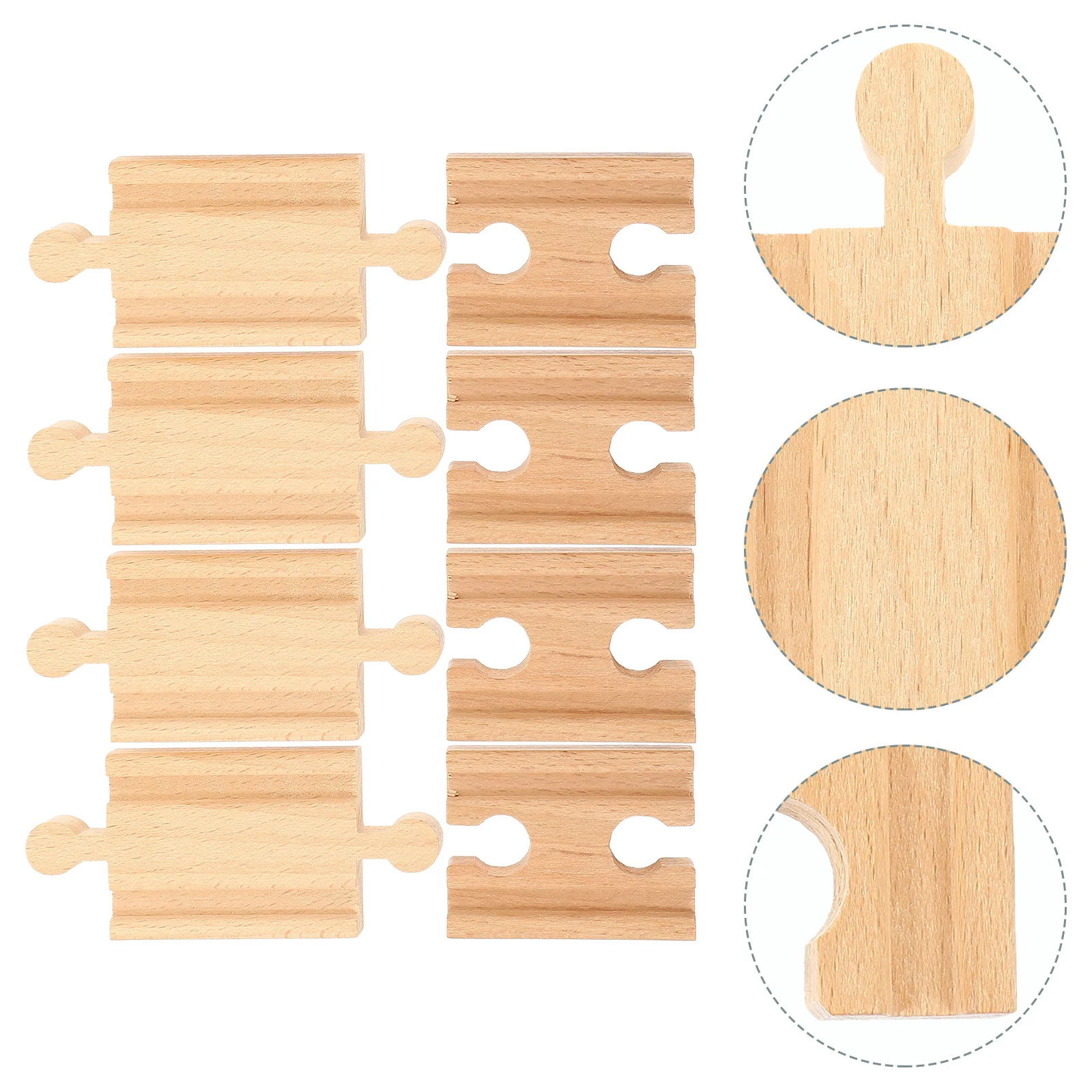 Train Suspension Bridge Track Accessories Toys Replacement Parts Wooden Connectors