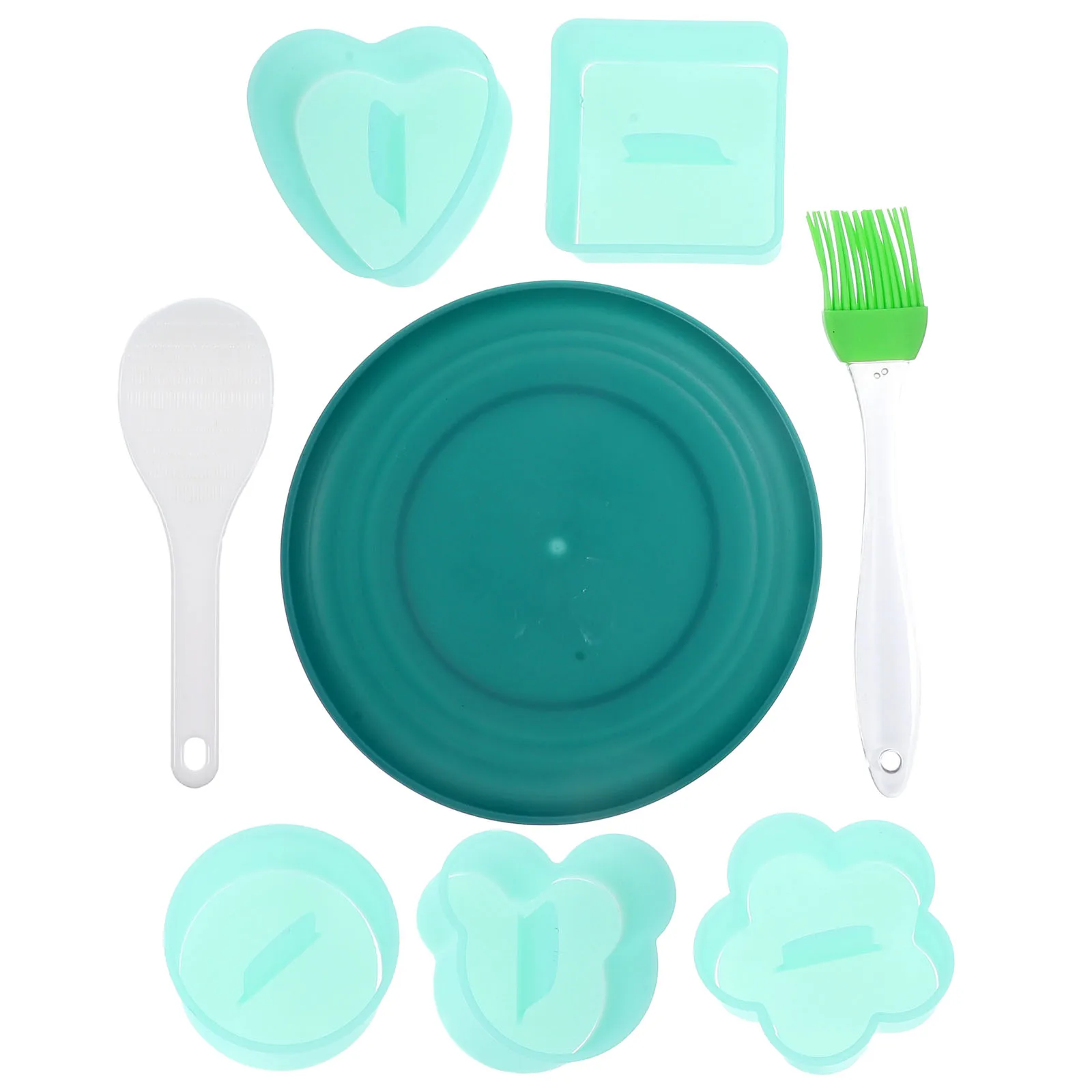 

1 set Rice Mold Onigiri Molds Kit Sushi Sushi Making Molds Making Tools Blue Color Kitchen Utensils For DIY Balls