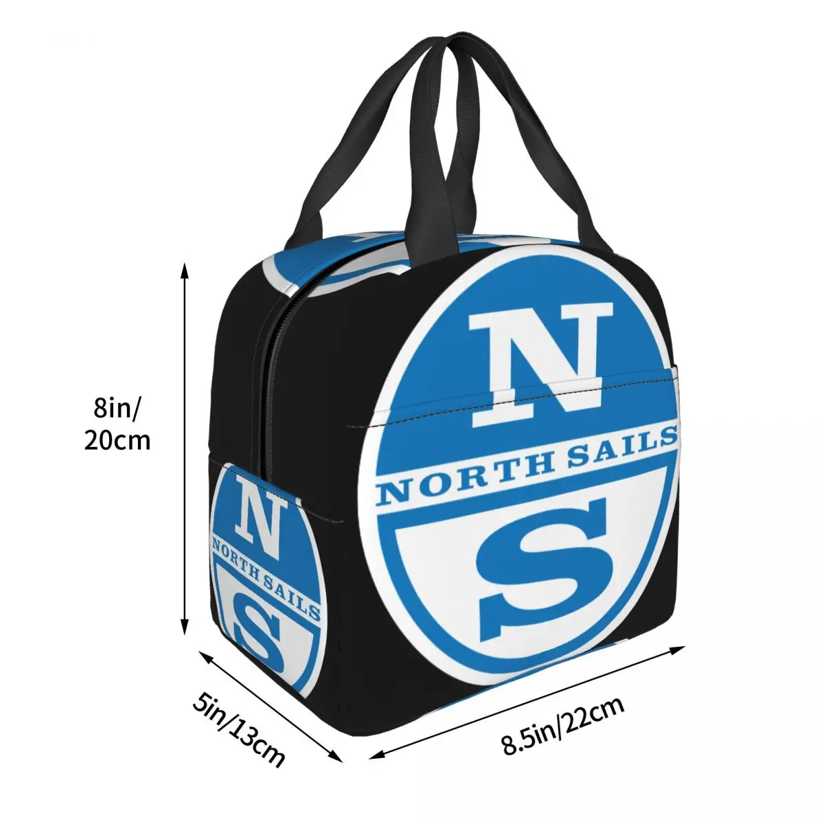 North Sails Lunch Bag Unisex tragbare Kühler isolierte Lunchbox Lebensmittel Bento Box