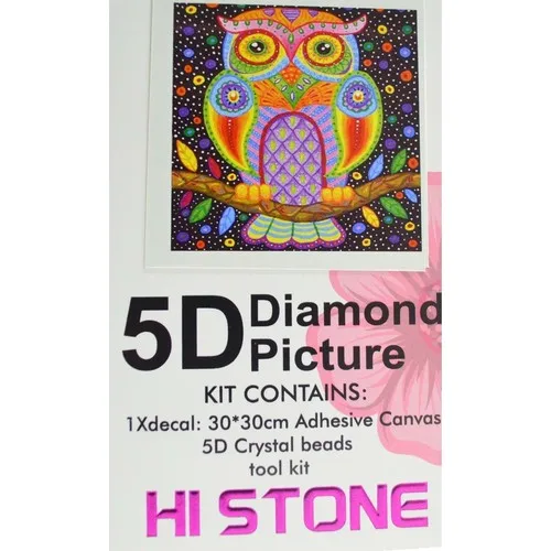 Hobigun Diamond Mosaic Table Diamond Painting Owl-30 X40